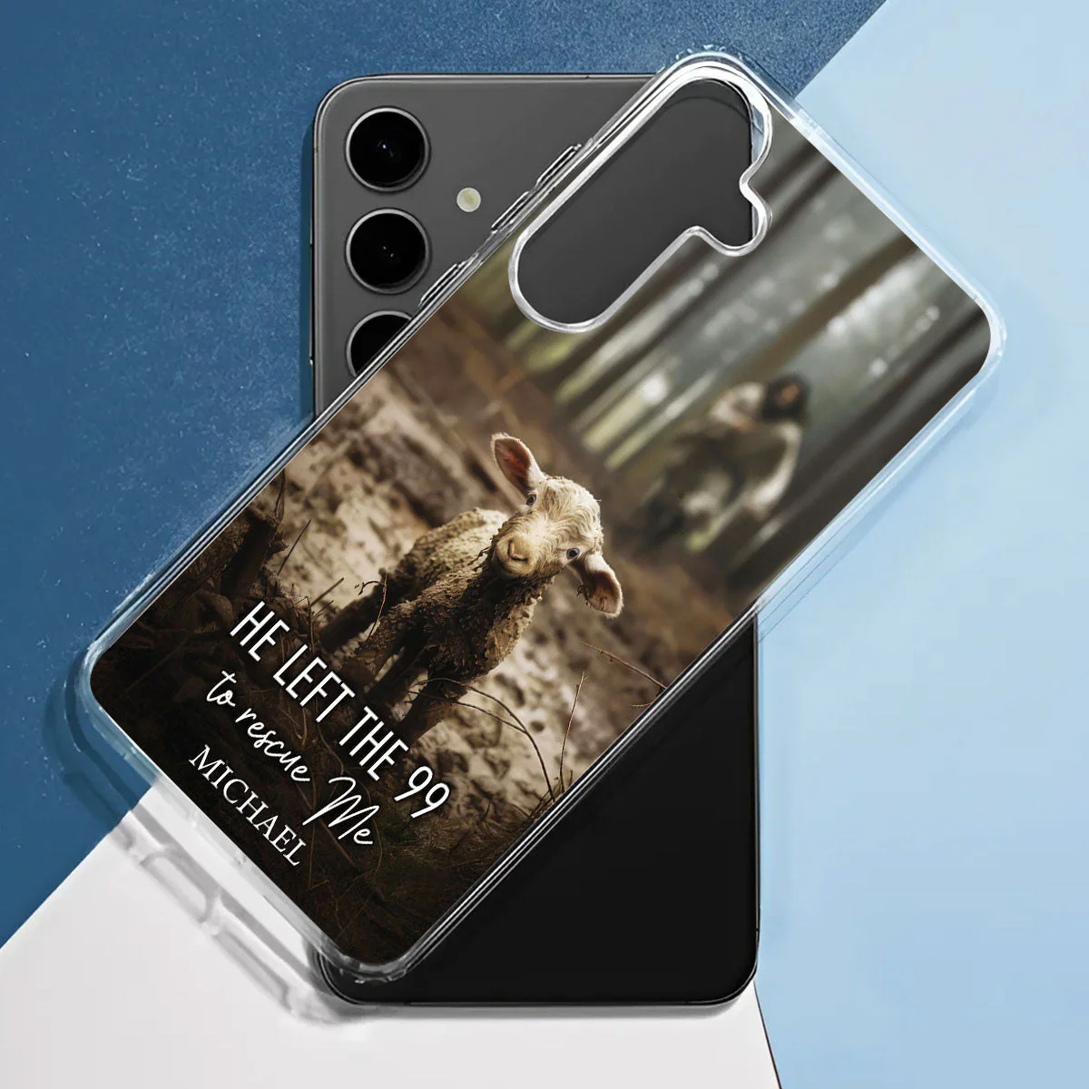 He Left The 99 To Rescue Me - Personalized Phone Case TD118 - Image 6
