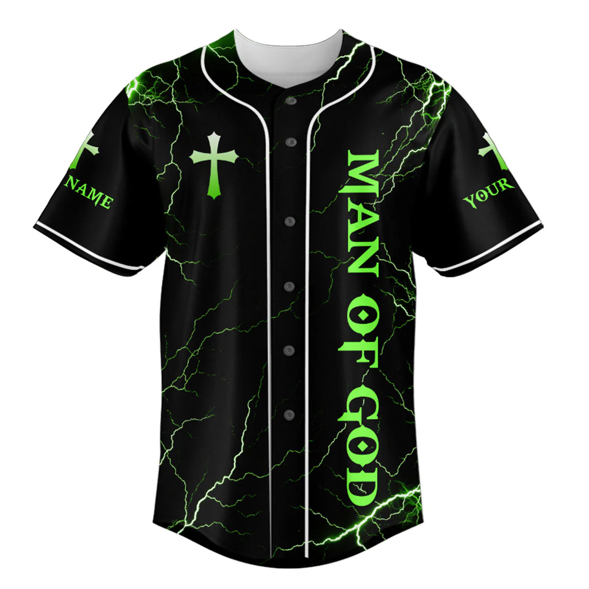 He Who Kneels Before God Warrior Custom Name Baseball Jersey - Christant Gift For Him - Image 2