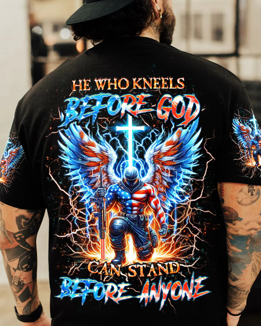 He Who Kneels Before God Warrior Men's All Over Print Shirt - Yhhn0205241
