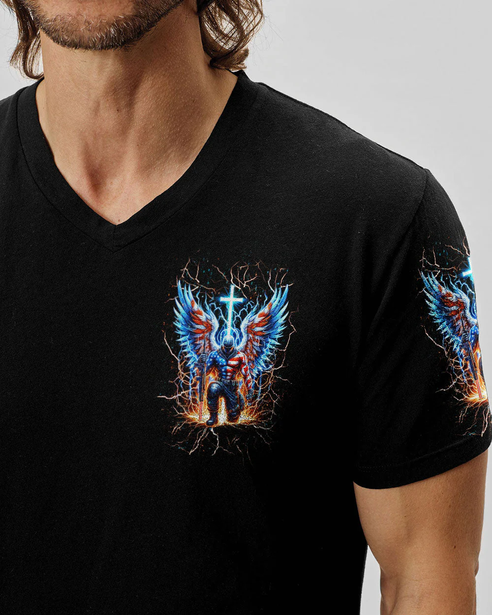 He Who Kneels Before God Warrior Men's All Over Print Shirt - Yhhn0205241 - Image 11