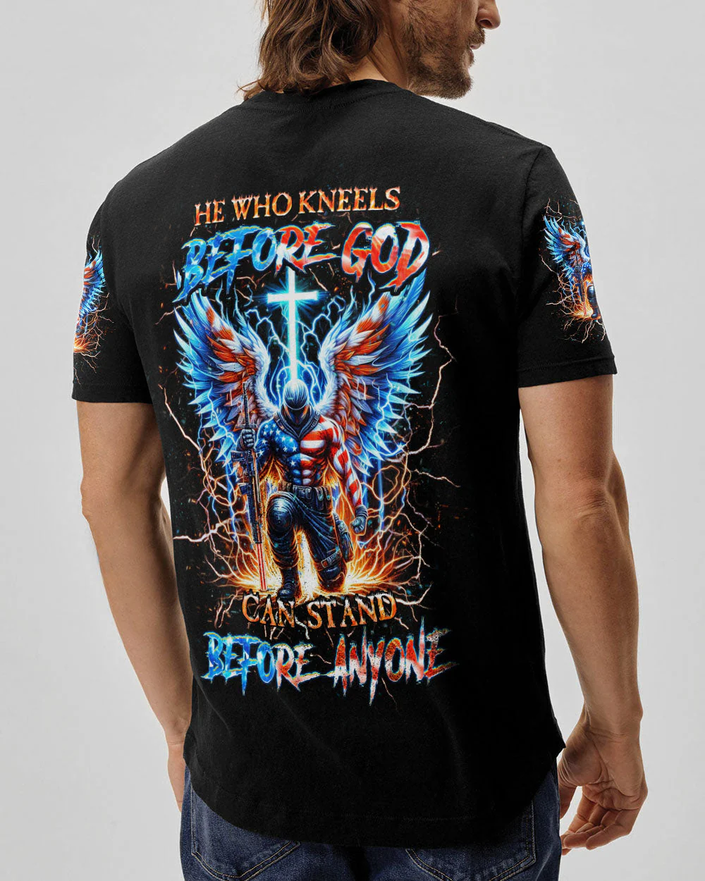 He Who Kneels Before God Warrior Men's All Over Print Shirt - Yhhn0205241 - Image 12