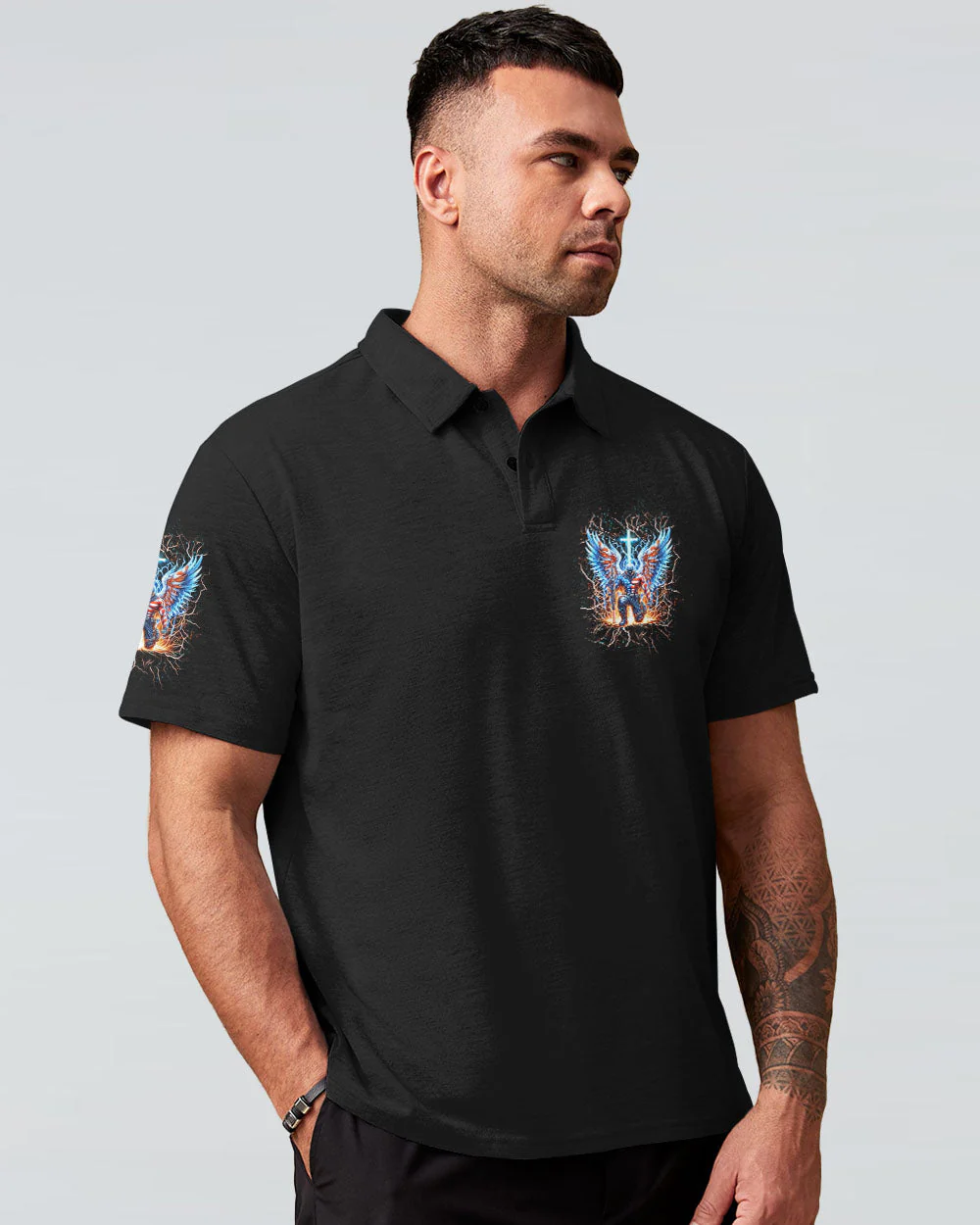 He Who Kneels Before God Warrior Men's All Over Print Shirt - Yhhn0205241 - Image 13