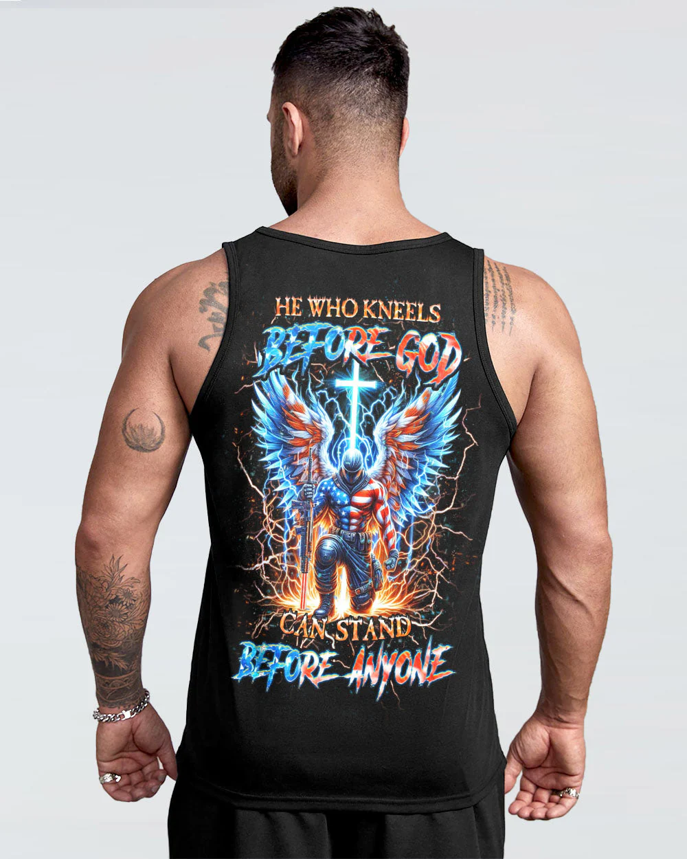 He Who Kneels Before God Warrior Men's All Over Print Shirt - Yhhn0205241 - Image 15