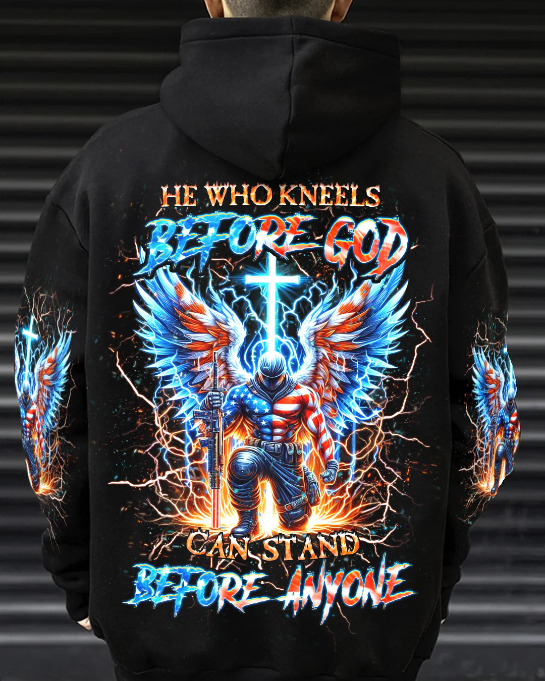 He Who Kneels Before God Warrior Men's All Over Print Shirt - Yhhn0205241 - Image 2