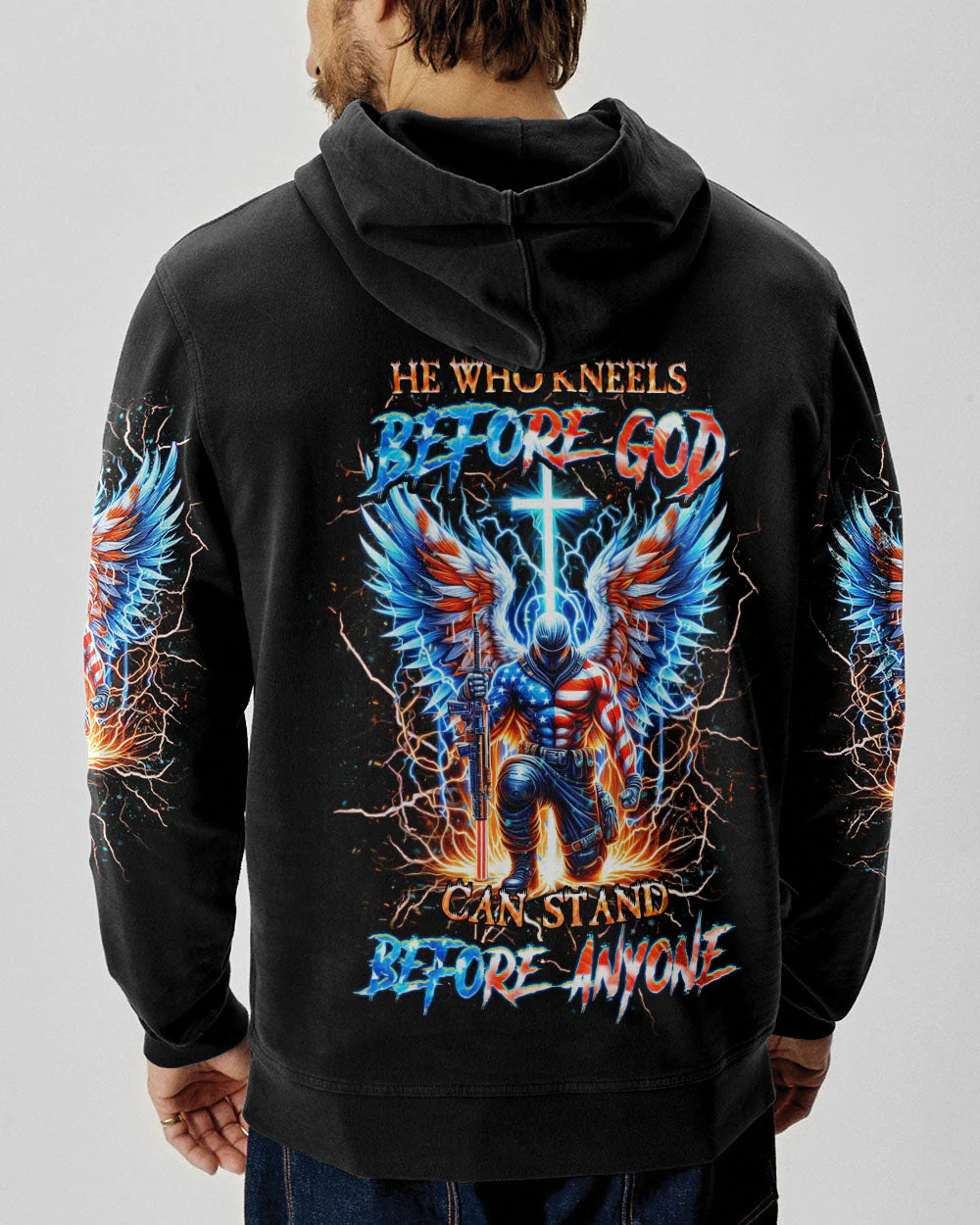 He Who Kneels Before God Warrior Men's All Over Print Shirt - Yhhn0205241 - Image 4