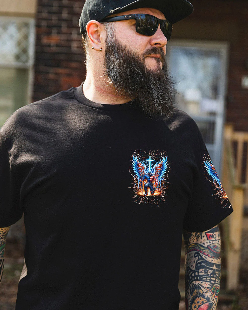 He Who Kneels Before God Warrior Men's All Over Print Shirt - Yhhn0205241 - Image 9