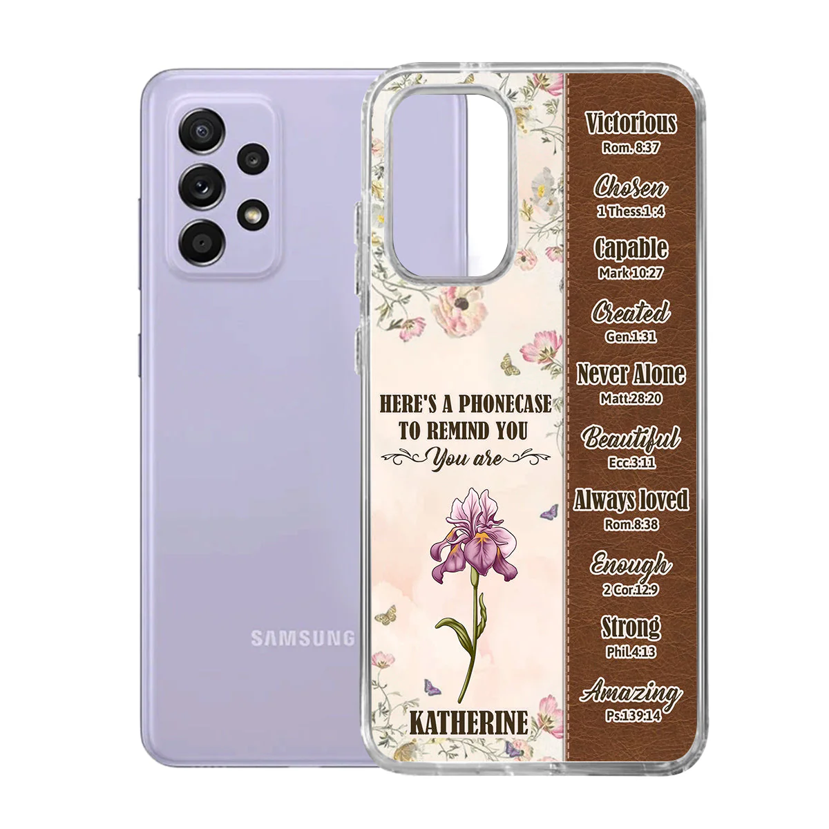 Here's A Phone Case To Remind You - Personalized Phone Case TD118 - Image 7