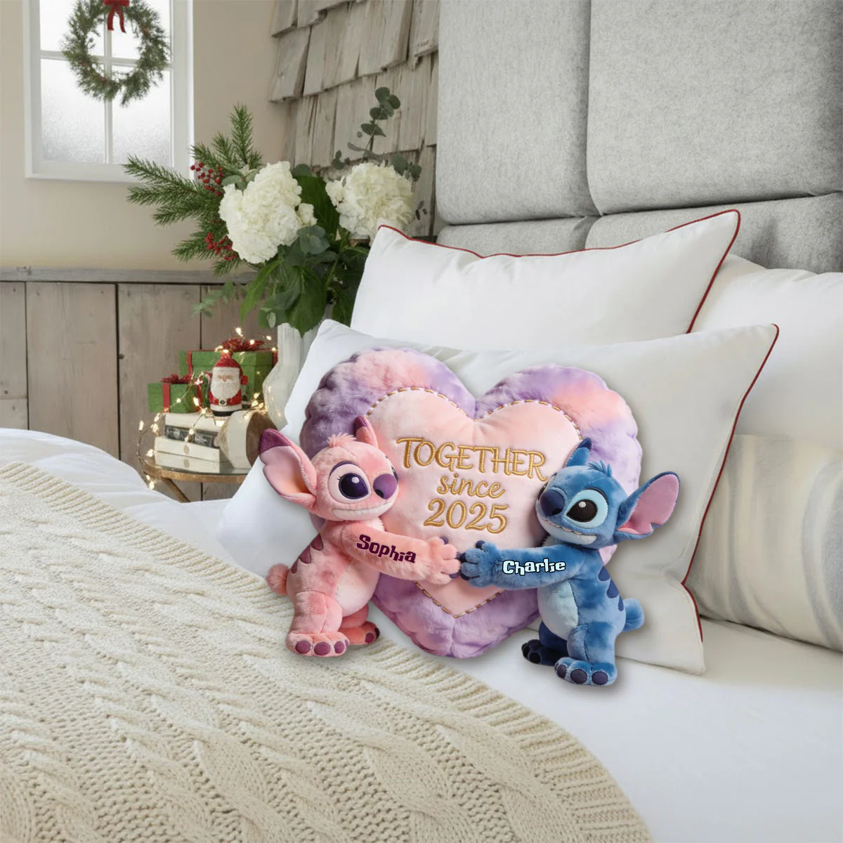 Sti Together Since 2025 - Personalized Custom Shape Pillow - Gift For Couple, Fan Movies HH01 - Image 6