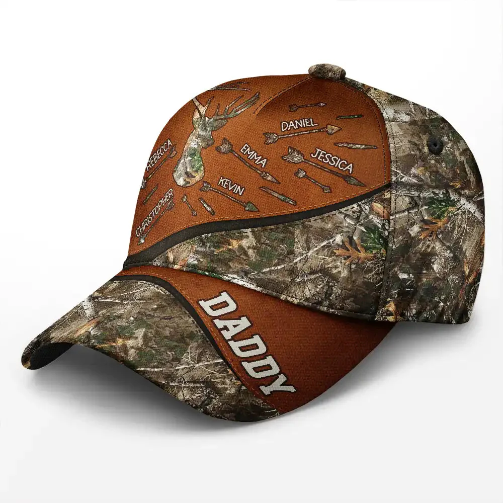 Hunting Dad Grandpa - Personalized Classic Cap - Gift For Dad, Grandpa, Father's Day | NA94 - Image 2
