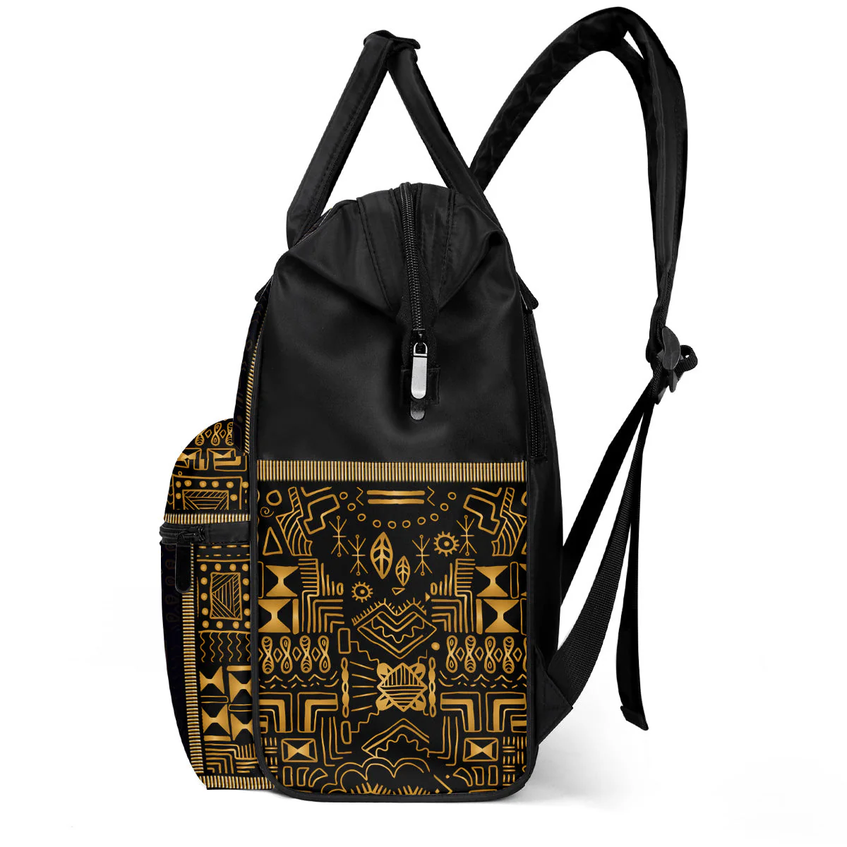 I Am A Black Queen - Personalized Afrocentric Duckbilled Backpack - Gift For African Women - Image 2