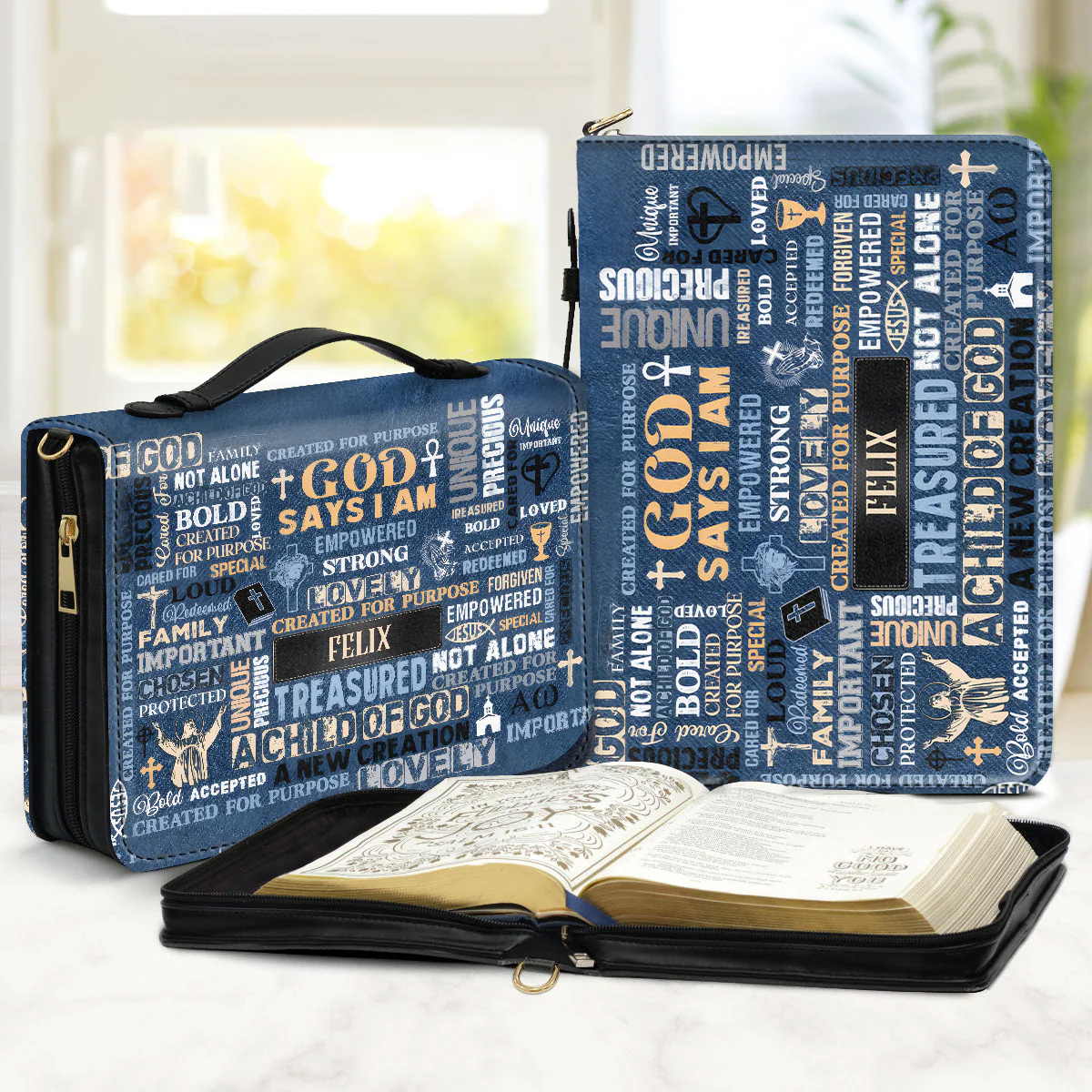 I Am A Child Of God - Scripture Gifts For Women Of God - Personalized Bible Covers - AT4081204