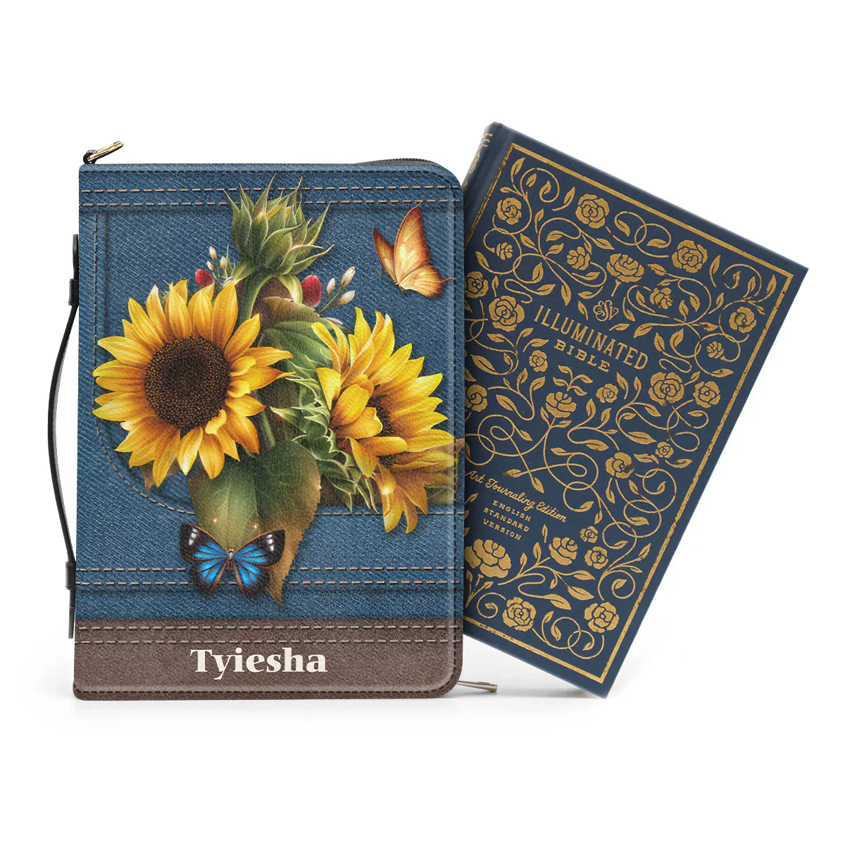 I Am A Child Of God Sunflower - Thoughtful Gift For Christians - Personalized Bible Covers - AT4082443 - Image 2