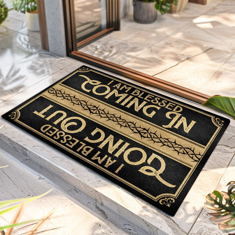 I Am Blessed Coming In - Doormat For Christmas TD118 - Image 2