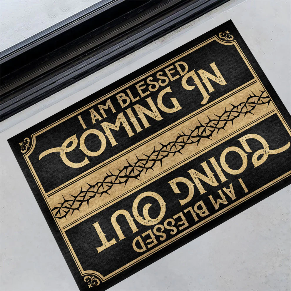 I Am Blessed Coming In - Doormat For Christmas TD118 - Image 4