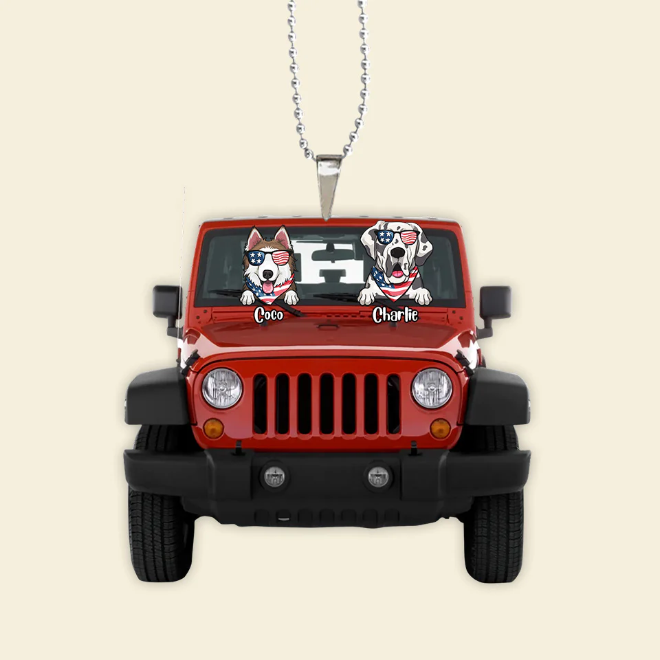 I Am Happy When You Go With Me - Gift For Pet Lovers - Personalized Car Hanging Ornament - CL12 NA94 - Image 3