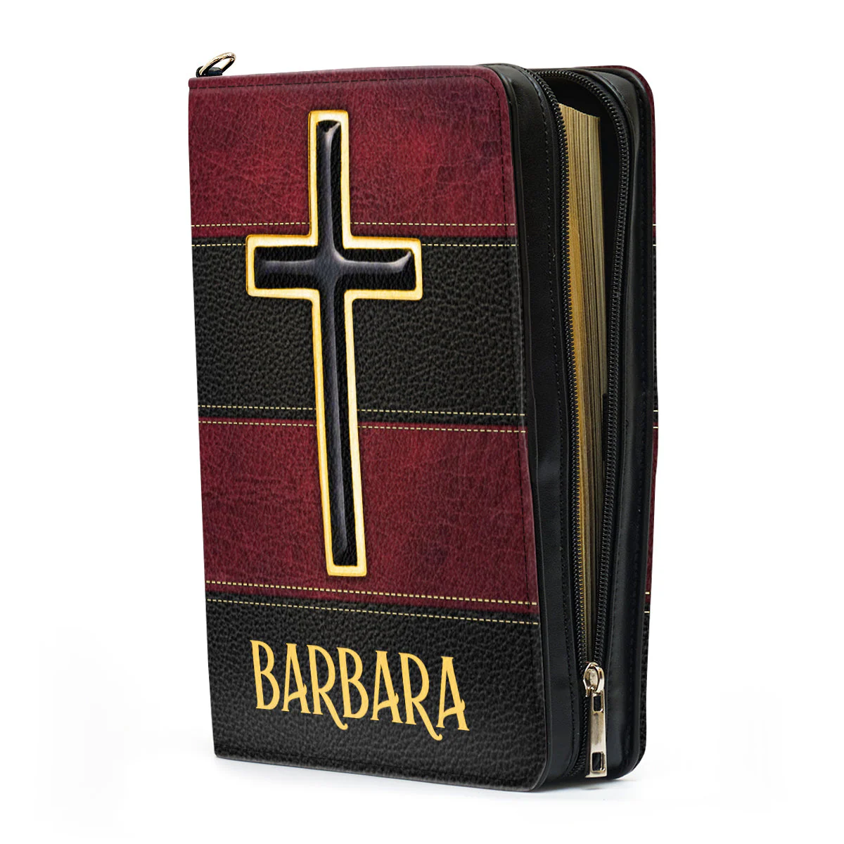 I Am Strong, I Am Worthy - Personalized Bible Cover - Image 4