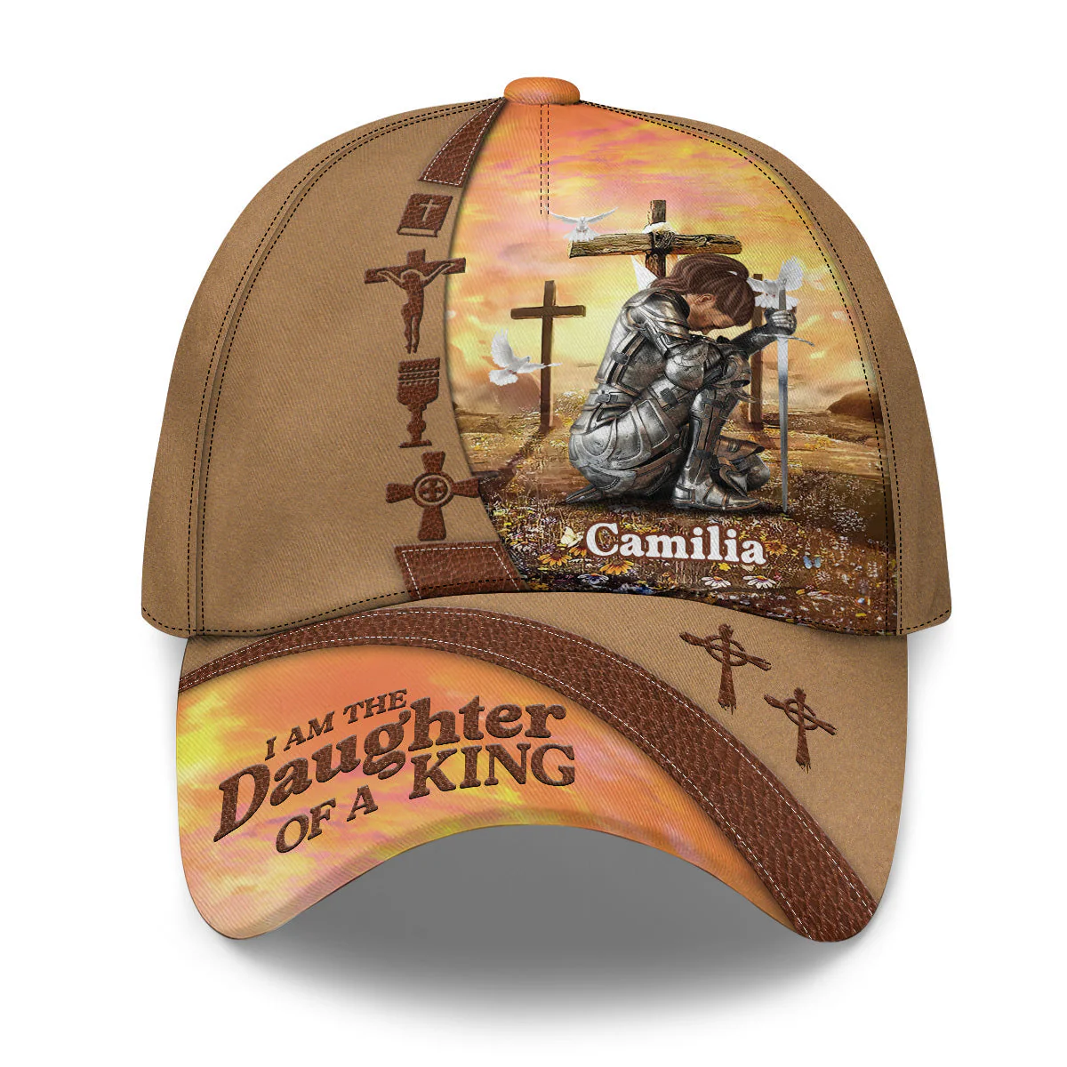 I Am The Daughter Of A King -Personalized Classic Cap - Christian Gift For Daughter BA01