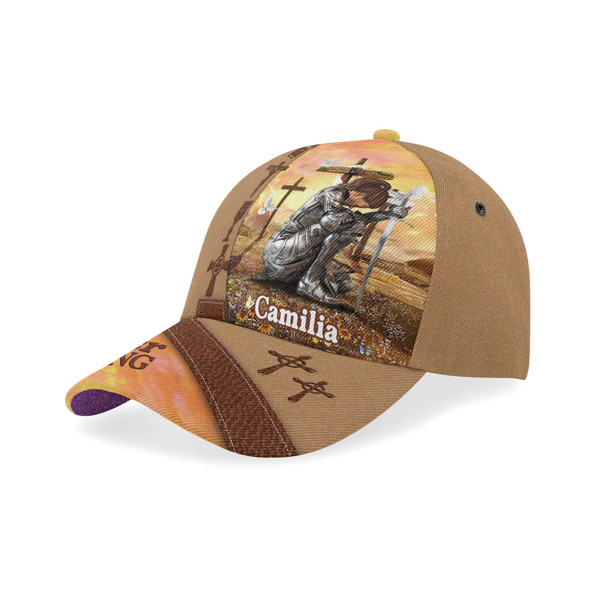 I Am The Daughter Of A King -Personalized Classic Cap - Christian Gift For Daughter BA01 - Image 2