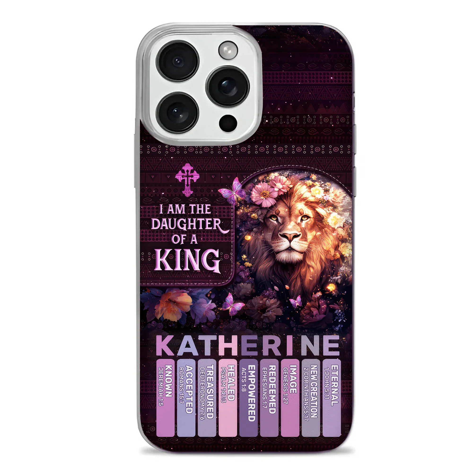 I Am The Daughter Of A King - Personalized Phone Case TD118