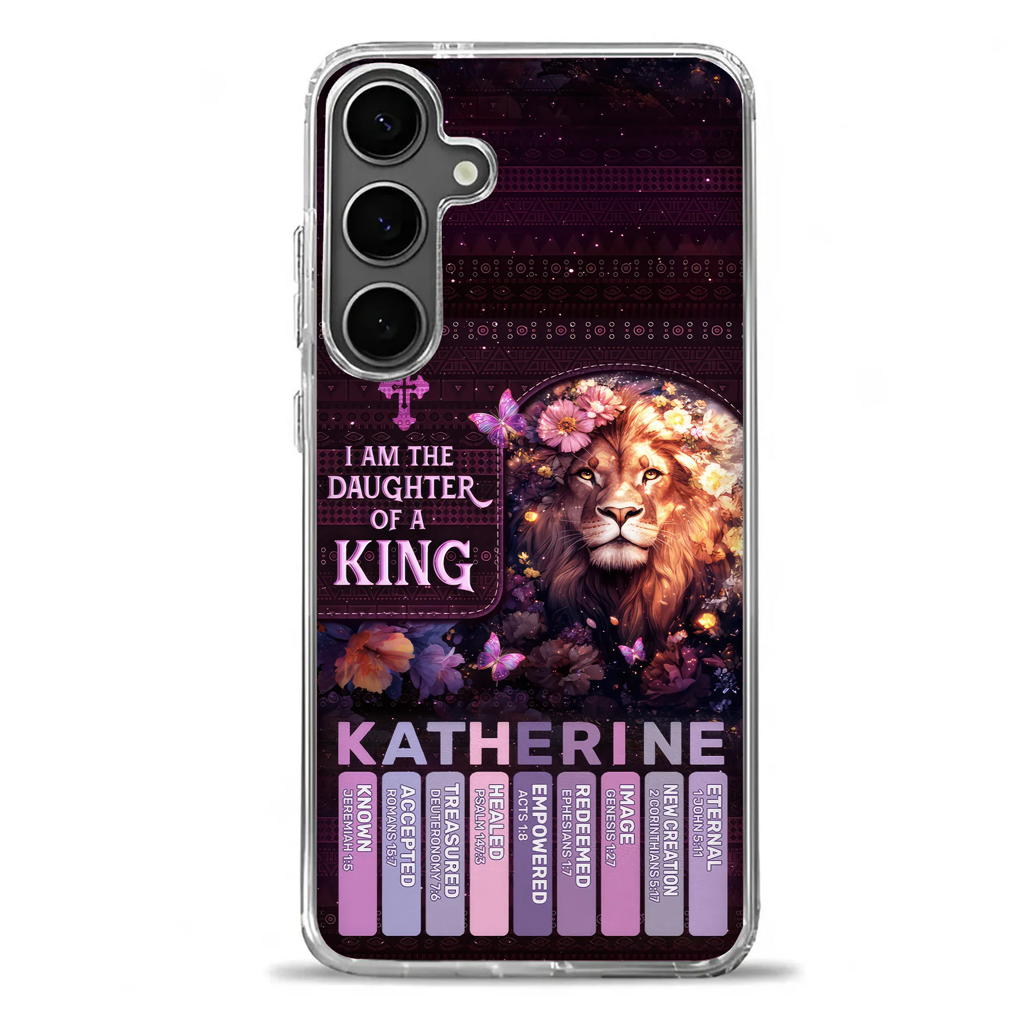 I Am The Daughter Of A King - Personalized Phone Case TD118 - Image 2