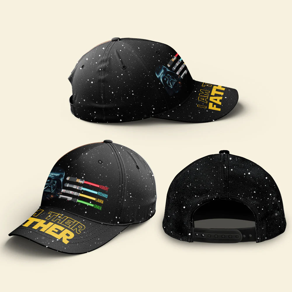 I Am Their Father Stwa - Personalized Classic Cap - Gift For Dad, Grandpa, Father's Day | NA94 - Image 2