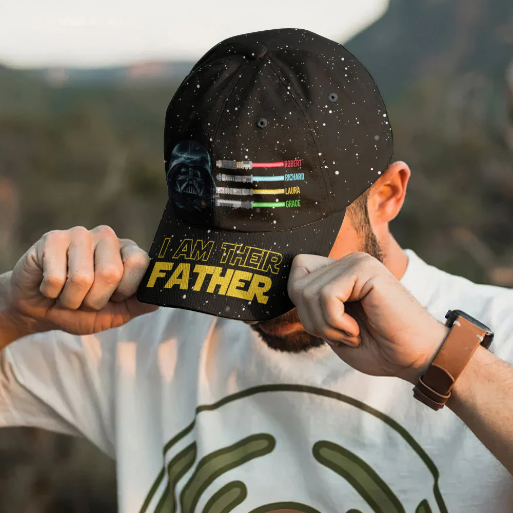 I Am Their Father Stwa - Personalized Classic Cap - Gift For Dad, Grandpa, Father's Day | NA94 - Image 3