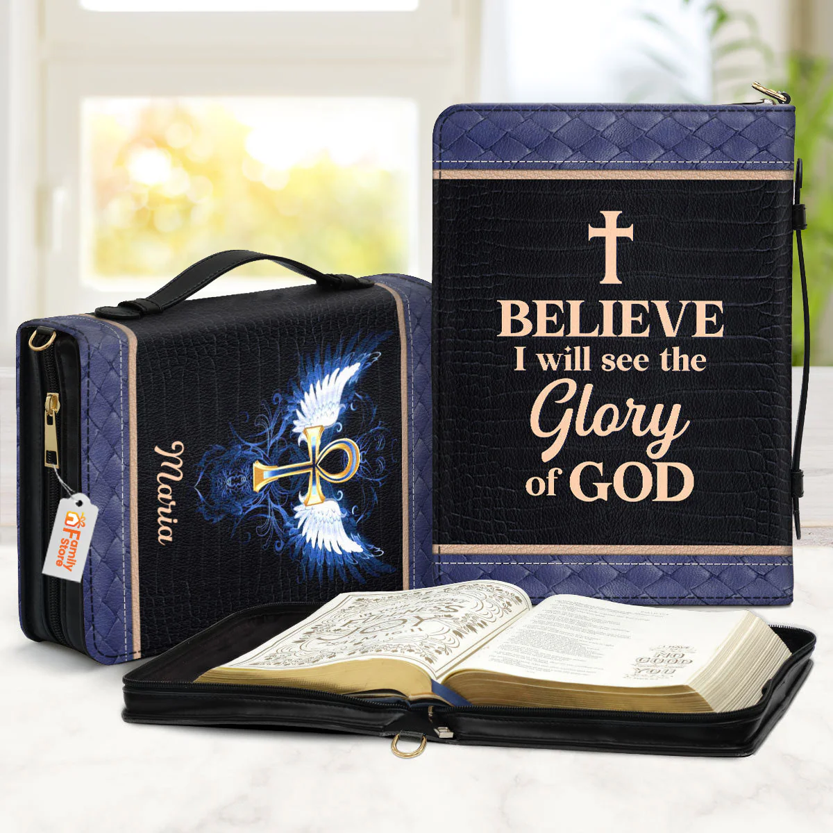 I Believe I Will See The Glory Of God - Thoughtful Gift For Christians - Personalized Bible Covers - AT4080818 - Image 2
