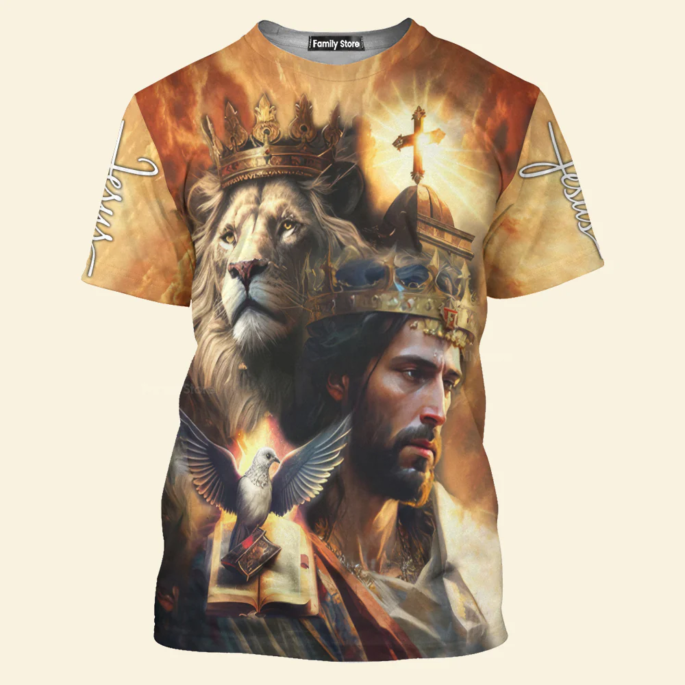 I Believe In God Our Father Christ The Son Jesus Lion - 3D TShirt