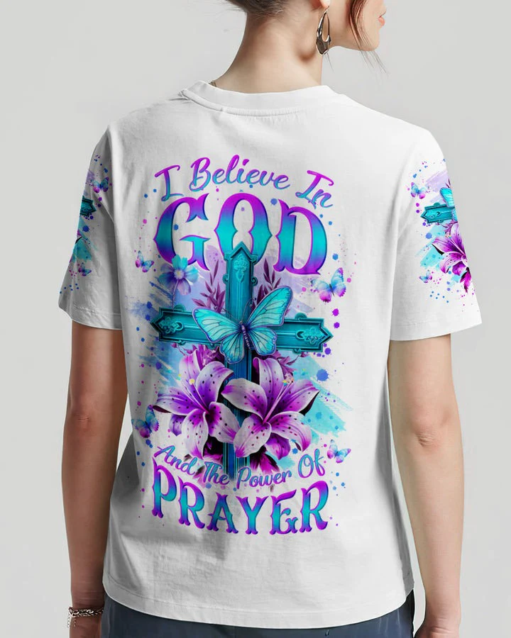 I Believe In God - Women's All Over Print Shirt - AT407003 - Image 10