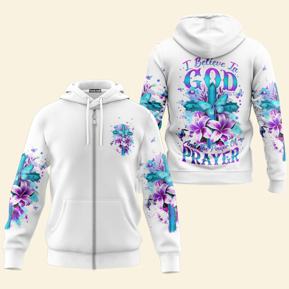 I Believe In God - Women's All Over Print Shirt - AT407003 - Image 4