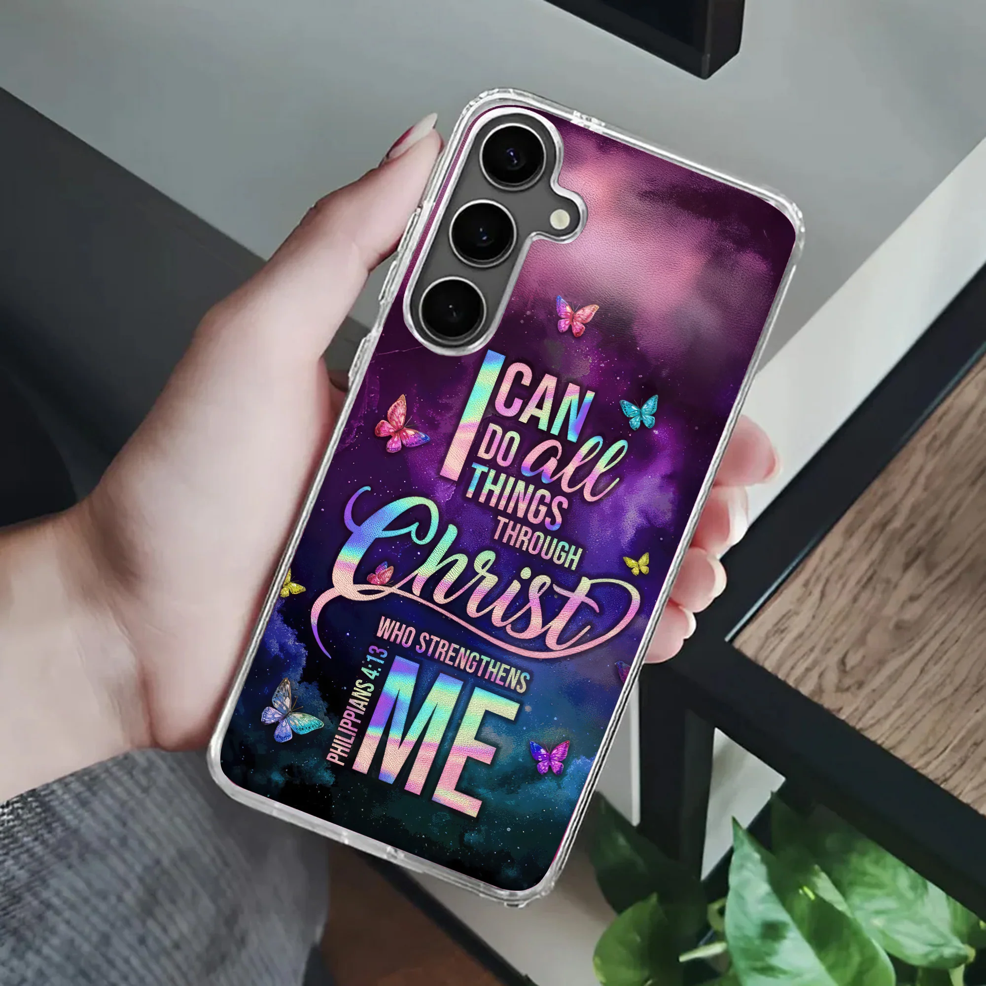TD118  I Can Do All Things Through Christ - Christian Phone Case - Image 4