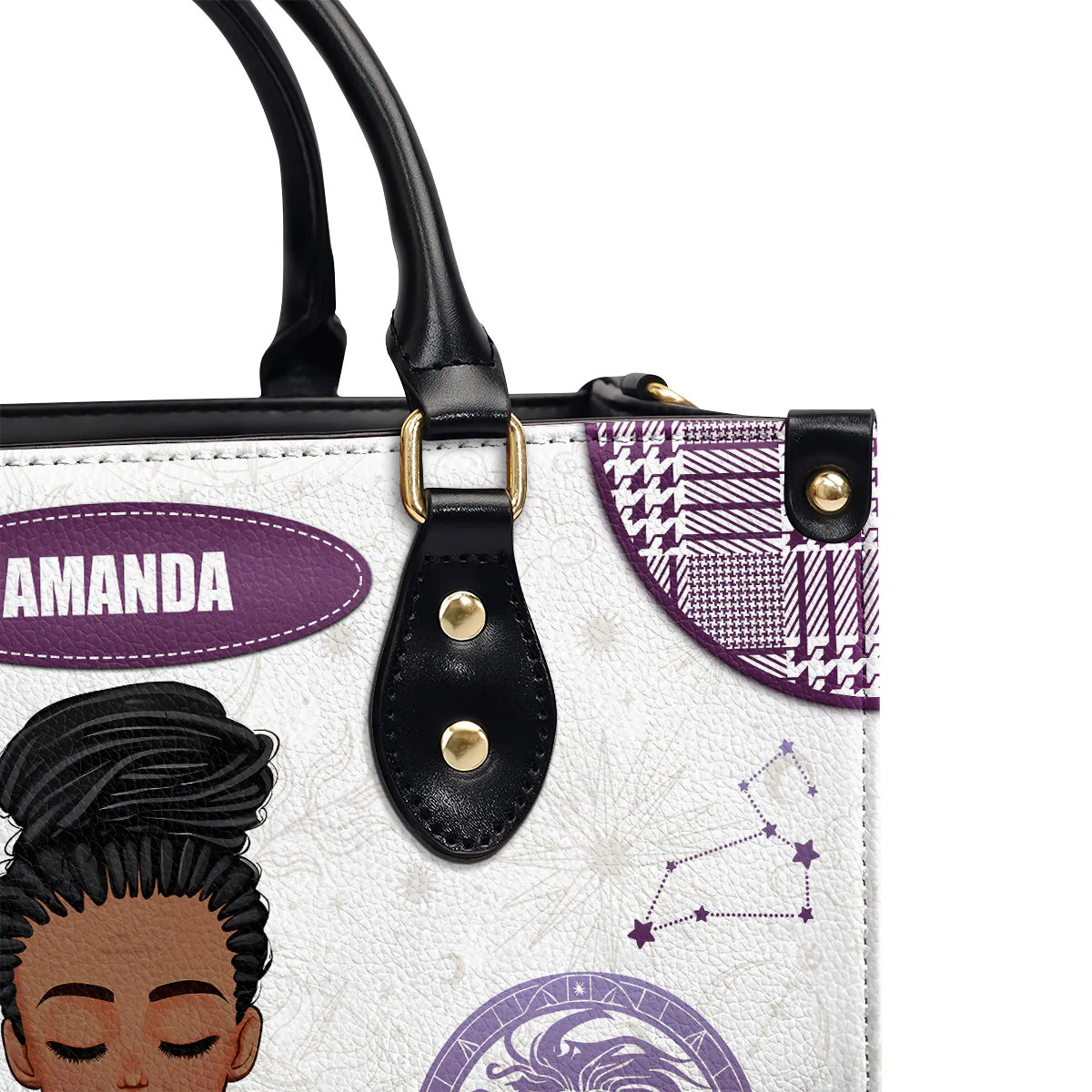 I Can Do All Things Through Christ - Personalized Leather Handbag - Christian Birthday Gift For Her | CLGOD05 HD95 - Image 4