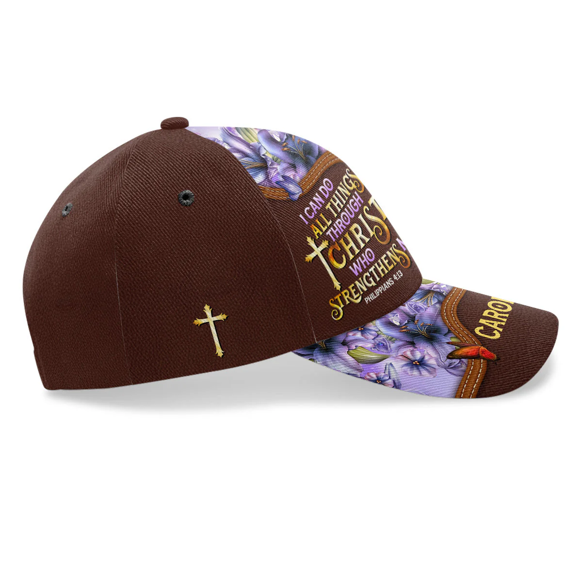 I Can Do All Things Through Christ Who Strengthens Me - Personalized Classic Cap - Christian Gift For Mom, Grandma BA01 - Image 4