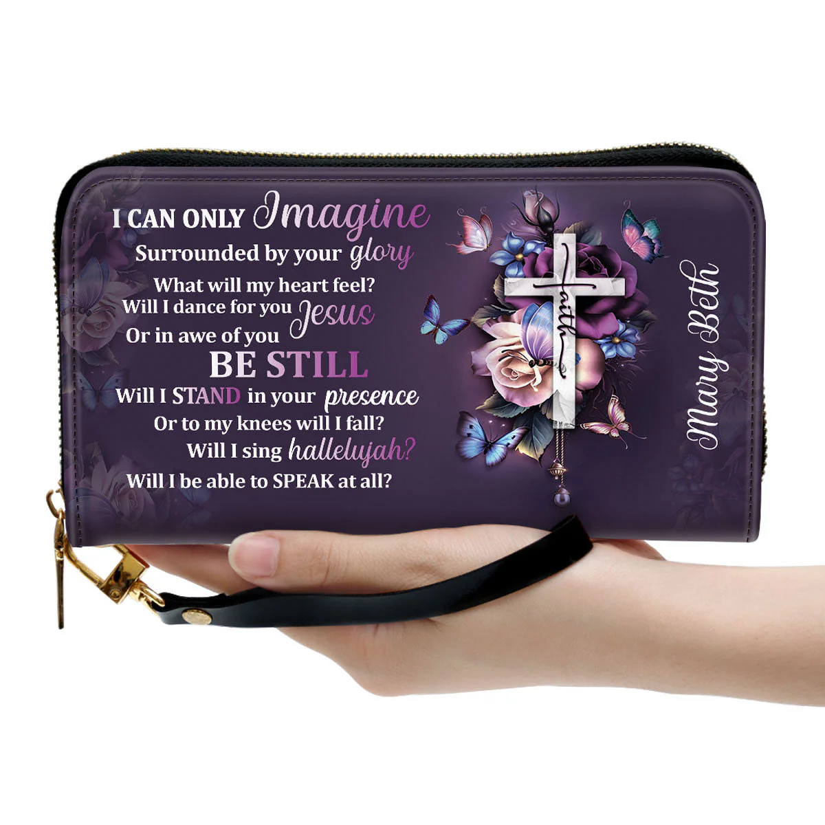 I Can Only Imagine - Thoughtful Gift For Christians - Personalized Leather Long Wallets - AT4080823 - Image 4