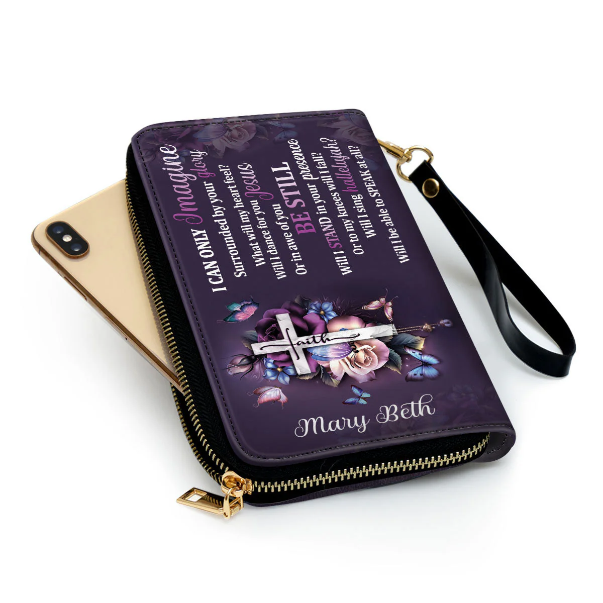 I Can Only Imagine - Thoughtful Gift For Christians - Personalized Leather Long Wallets - AT4080823 - Image 5