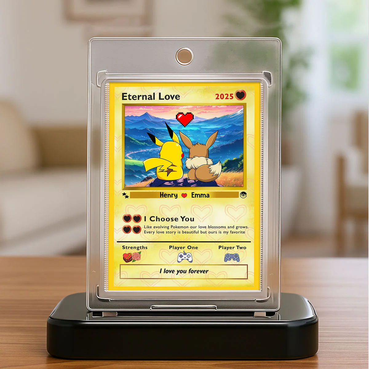 I Choose You - Personalized Metal Card - Gift for PoMo Couple | CL60.V2 HH01 - Image 4