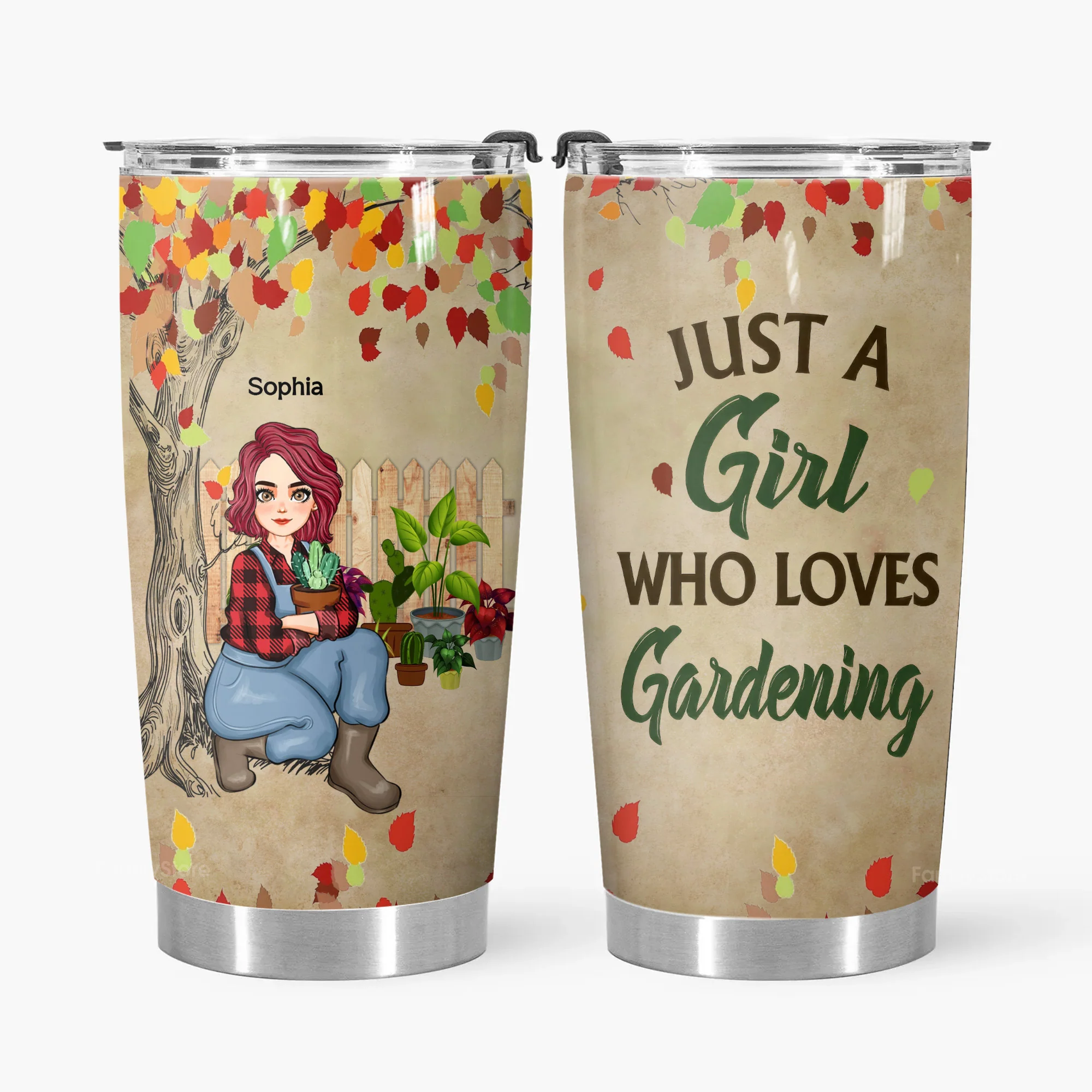 I Do My Garden In The Spring - Personalized Stainless Steel Tumbler - Gift For Mom, Mother's Day, Gardening Lovers | GR17 NA94 - Image 4