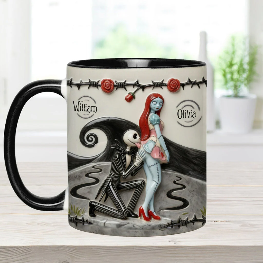 I Licked It So It's Mine - Personalized Accent Mug - Gift For Couple, Christmas, Valentine HH01 - Image 6