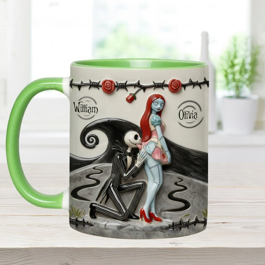 I Licked It So It's Mine - Personalized Accent Mug - Gift For Couple, Christmas, Valentine HH01 - Image 8