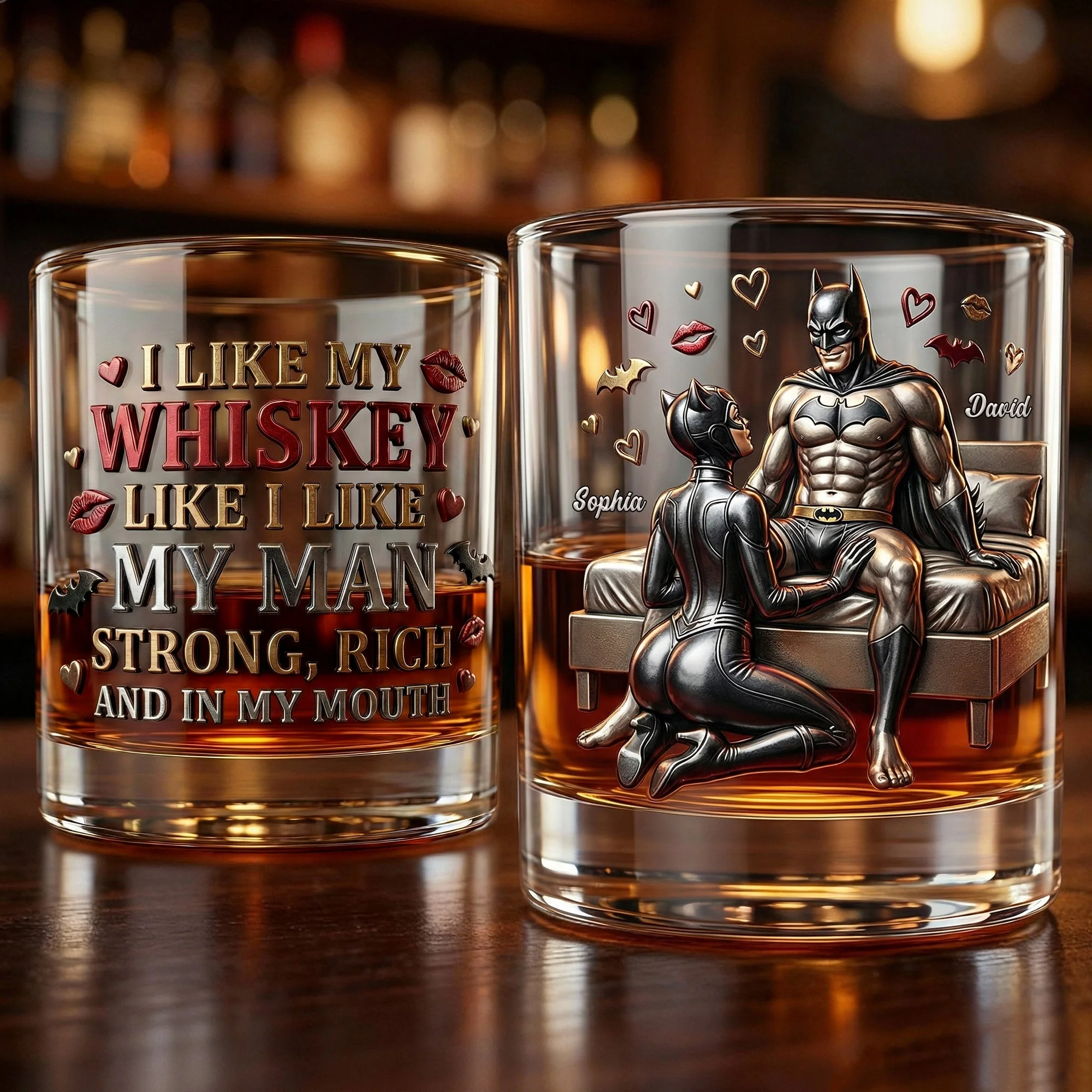 I Like My Man - Personalized Whiskey Glass - Gift For Couples, Movie Fans NL122 - Image 4
