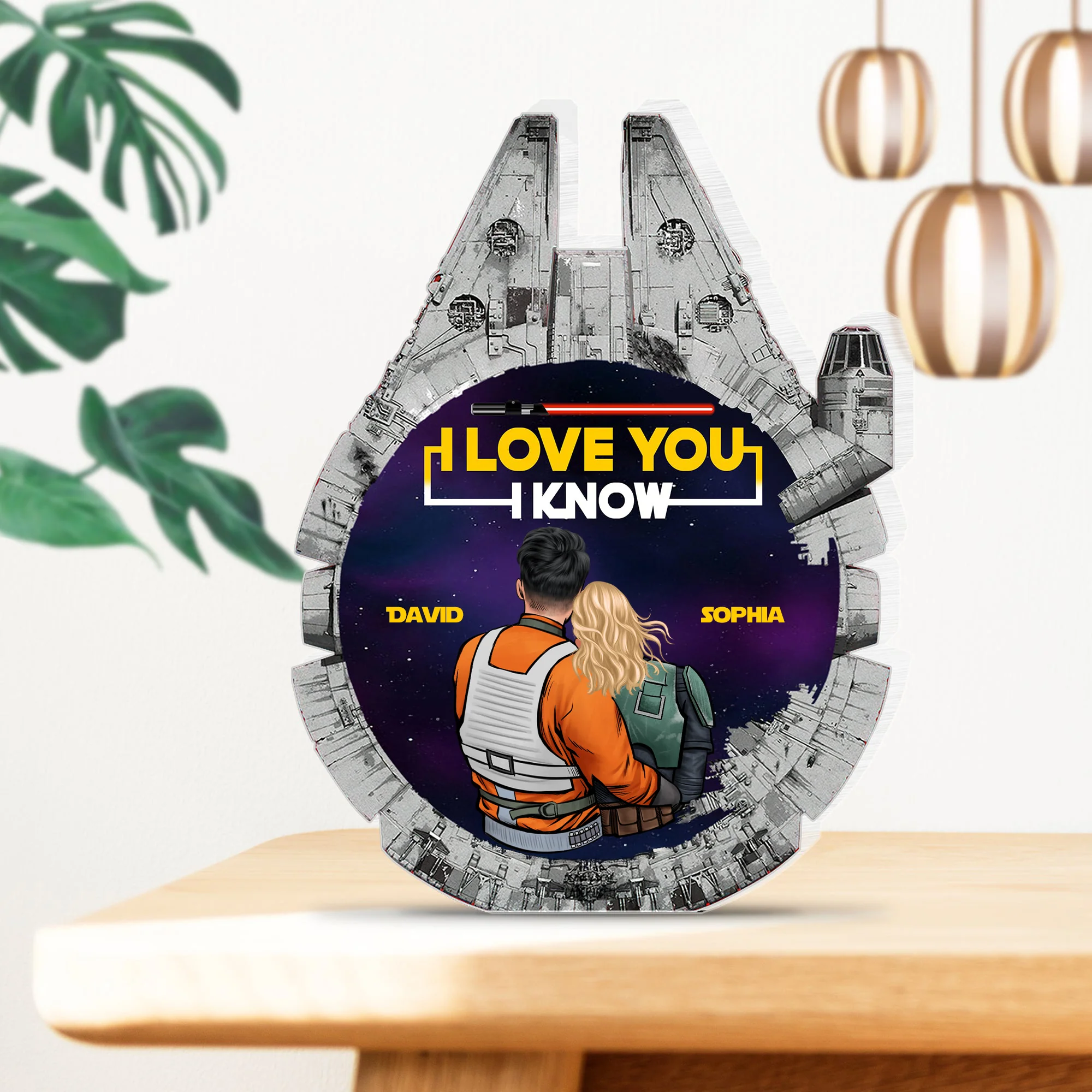 I Love You, I Know - Personalized Acrylic Plaque - Gift For Stwa Couple, Anniversary, Valentine | CL19 HH01 - Image 3