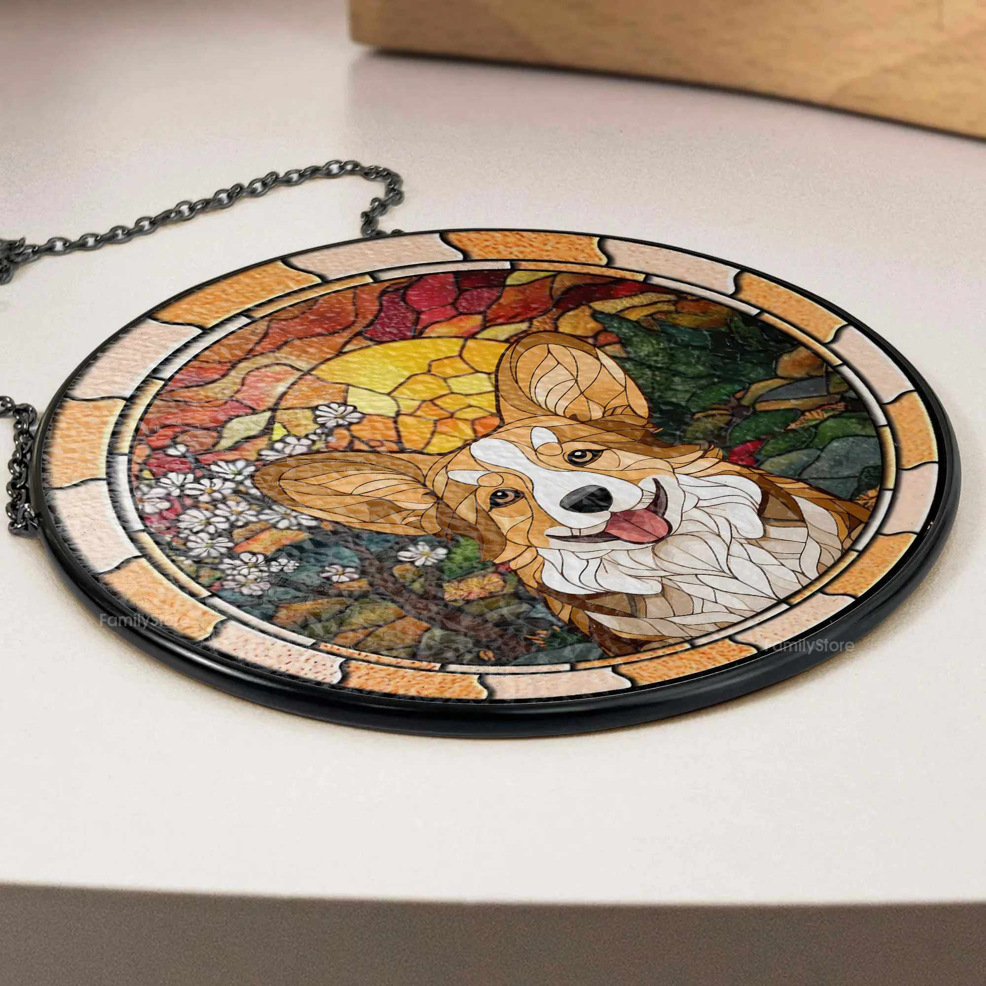 I’m Right Here Inside Your Heart - Memorial Gift For Pet Lovers - Personalized Stained Glass Window Hanging Suncatcher - CLP07 NA94 - Image 3