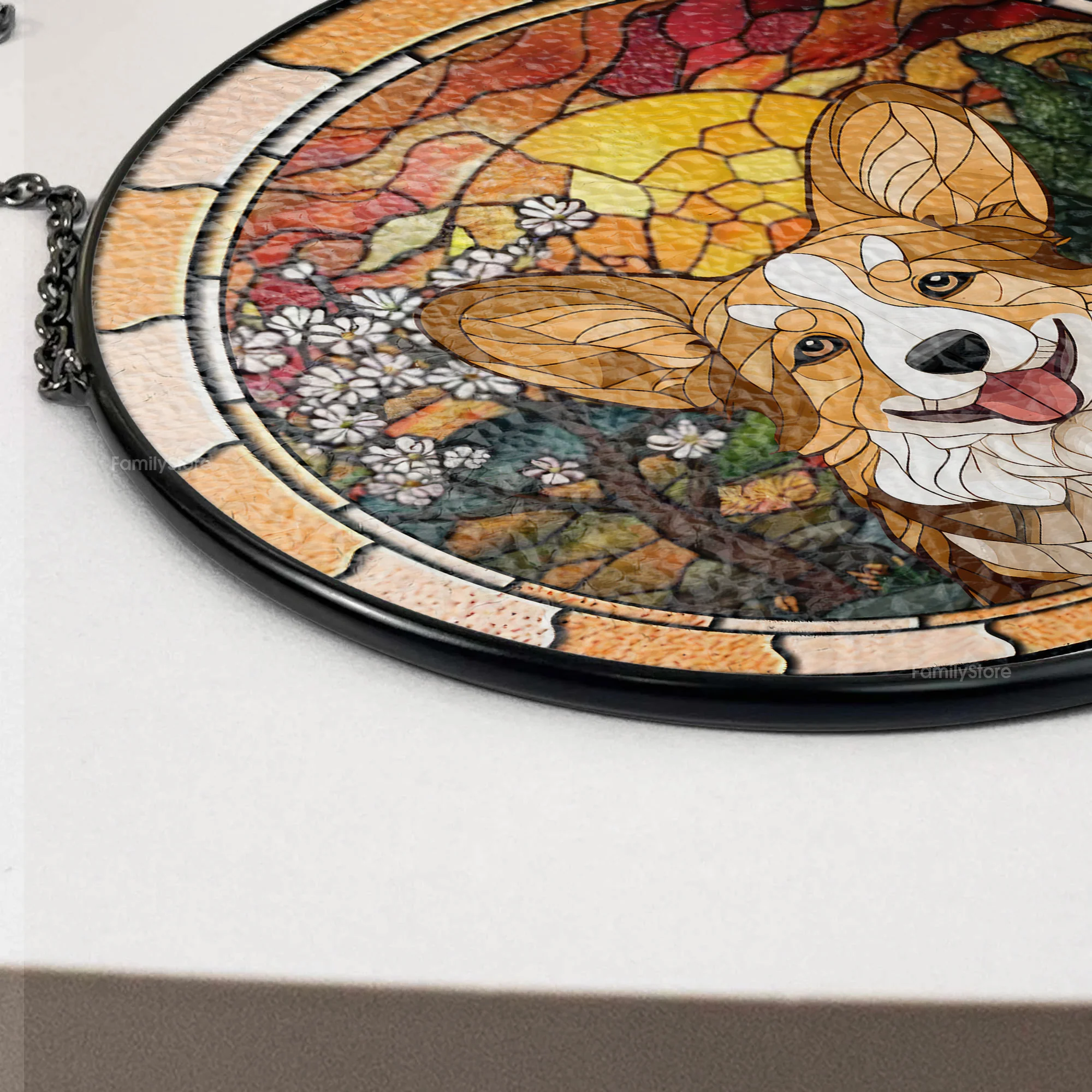 I’m Right Here Inside Your Heart - Memorial Gift For Pet Lovers - Personalized Stained Glass Window Hanging Suncatcher - CLP07 NA94 - Image 4