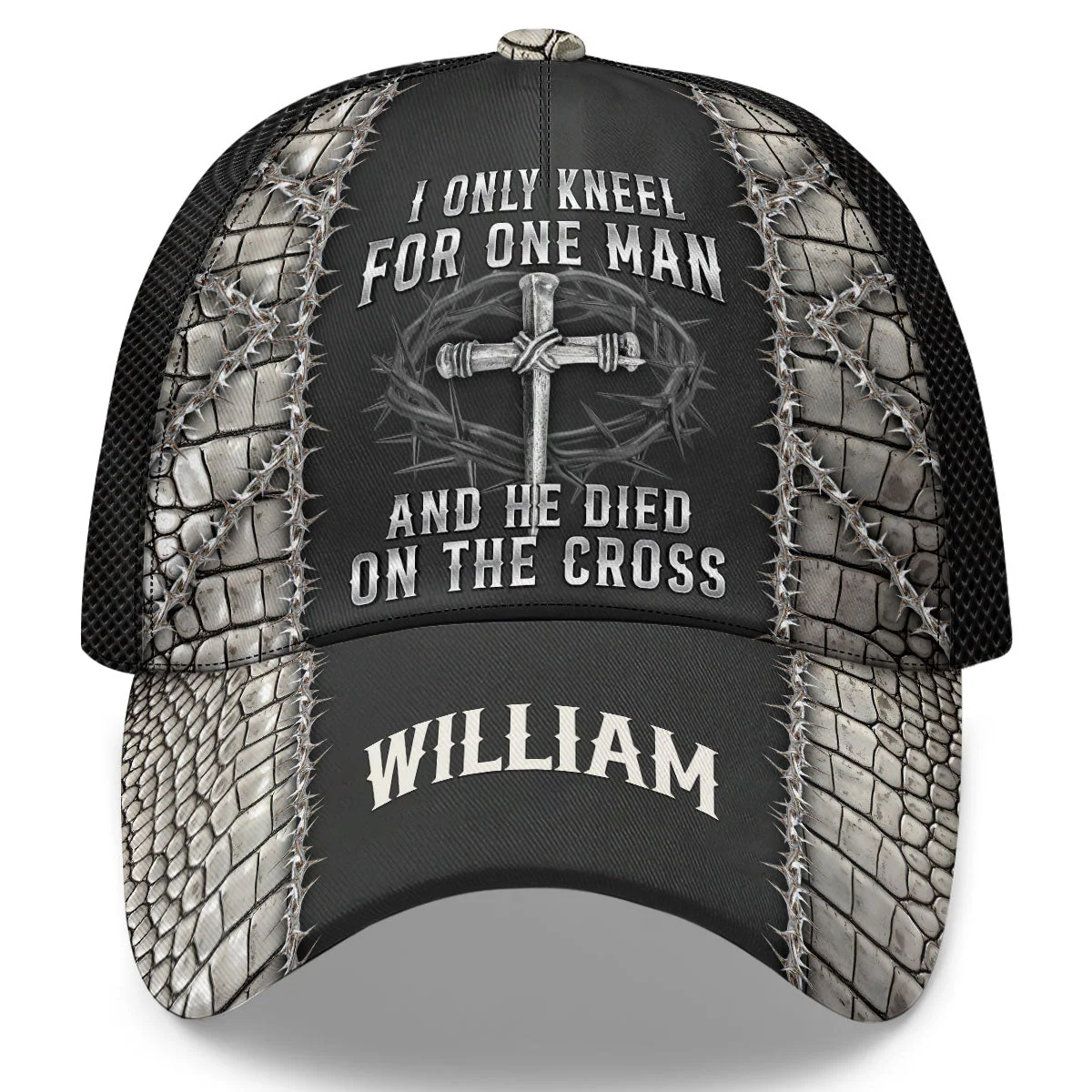 I Only Kneel For One Man And He Died On The Cross - Personalized Classic Cap TD118
