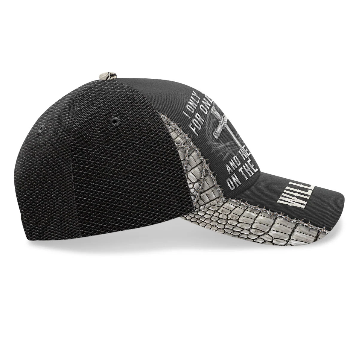 I Only Kneel For One Man And He Died On The Cross - Personalized Classic Cap TD118 - Image 4