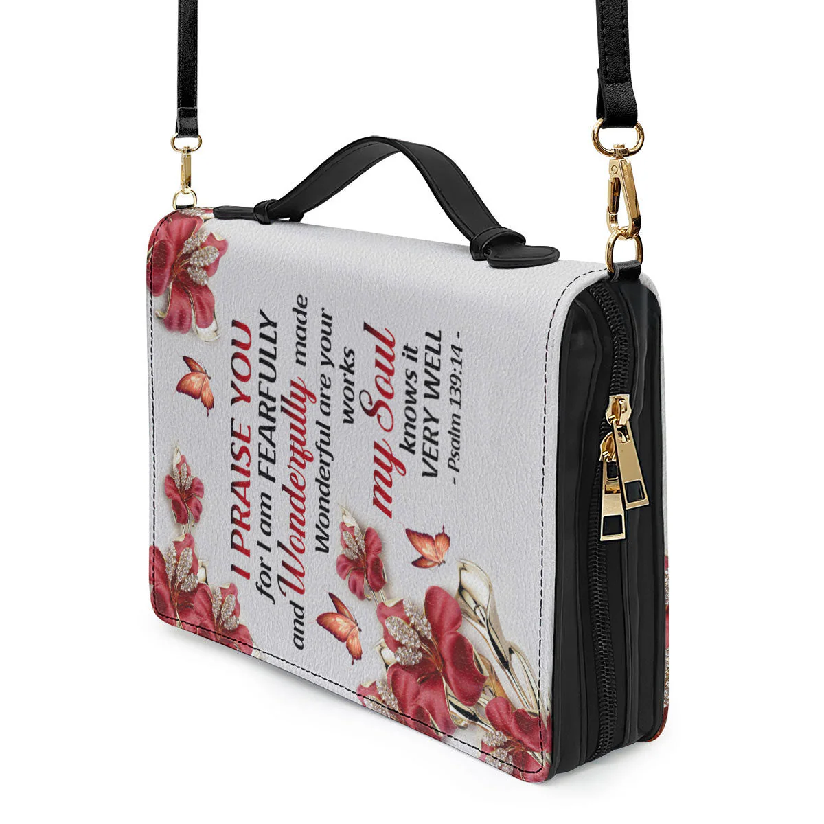 I Praise You, For I Am Fearfully And Wonderfully Made - Beautiful Personalized Bible Covers - AT4080826 - Image 5