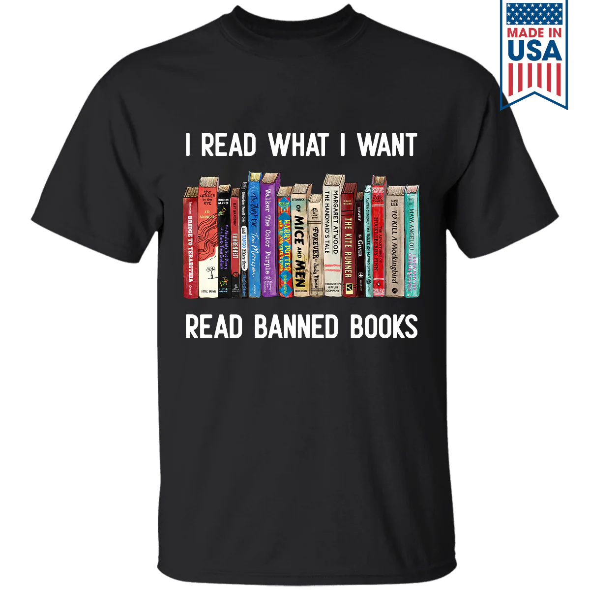 I Read What I Want Read Banned Books Book Lover Gift T-Shirt