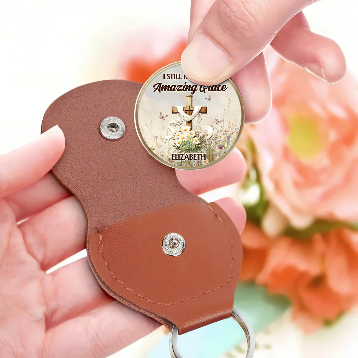 I Still Believe In Amazing Grace - Personalized Pocket Hug - Christian Gift For Her BA01 - Image 2