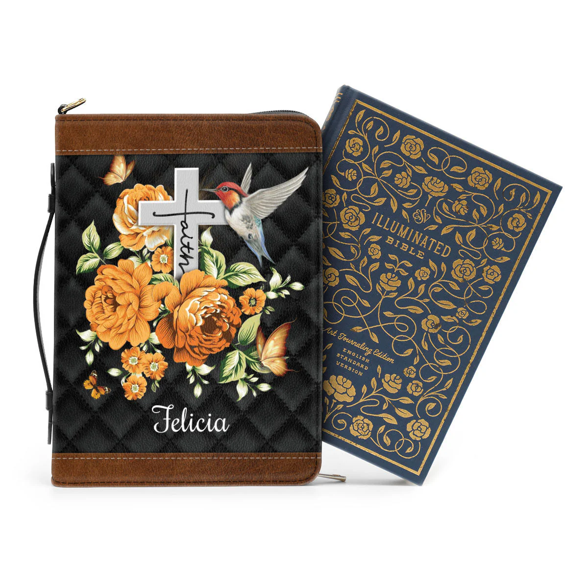 I Will Bless The Lord At All Times - Thoughtful Gift For Christians - Personalized Bible Covers - AT4080828 - Image 3