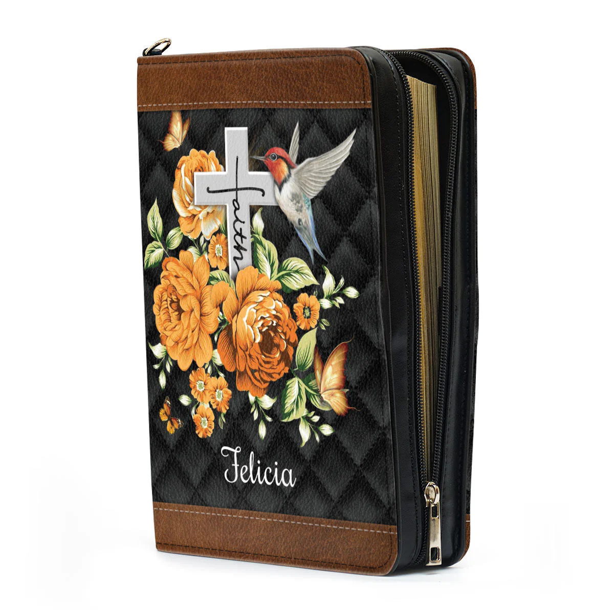 I Will Bless The Lord At All Times - Thoughtful Gift For Christians - Personalized Bible Covers - AT4080828 - Image 4